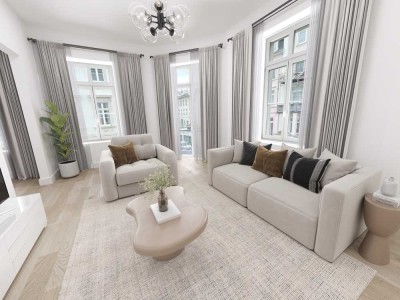 Frisch Sanierte 3 Zimmer-Wohnung in Zentraler Lage von Wiesbaden