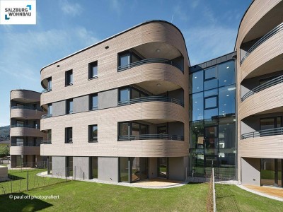 Bahnhofsnähe &amp; Wohnbauförderung: Neubauwohnung mit großem Garten in Golling!