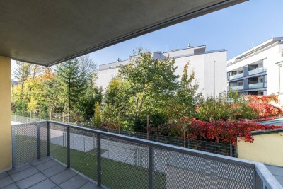 PROVISIONSFREI | Bezaubernde 3-Zimmer-Wohnung mit Grünblick | Ideale Aufteilung | Balkon &amp; Loggia