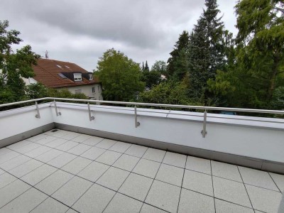 NEUBAU - Penthouse - bezugsfertig: 3-Zi. + 2  sonnige Dachterrassen, Lift,  ruhige Lage