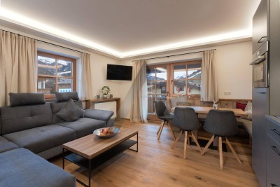 Zentral gelegene Wohnung mit Bergblick