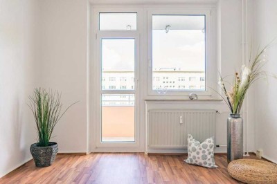 2-Raum-Wohung mit Balkon und ebenerdiger Dusche