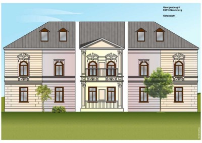3-Raum-Wohnung mit Gartenanteil und Denkmalabschreibung