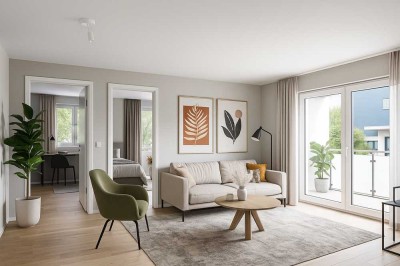 Endlich Meins! 3-Zimmer- Neubau-Wohnung mitten in Frankfurt Bergen-Enkheim
