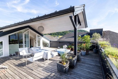 MATTSEE | Luxuriöse Loft-Wohnung in Seenähe mit 360° Dachterrasse in zentraler Lage