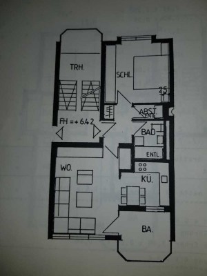 2,5-Zimmer-Wohnung mit Balkon, Tiefgaragenstellplatz und EBK in Weil der Stadt