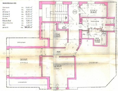 ca. 101,42 m² große Dachgeschoßwohnung am Sand 1 in Althofen zu vermieten