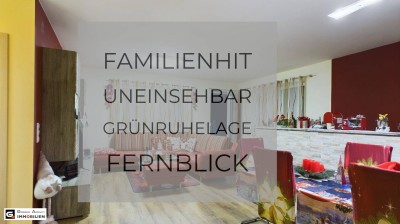 Familientraum - unverbaubare Grünruhelage mit Fernblick