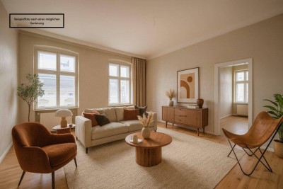 ++SBG7++ 3-Zimmer Altbau-Wohnung (sanierungsbedürftig) - viel Potenzial!!