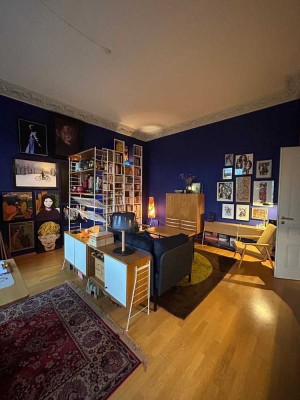 Gründerzeitwohnung mit Einbauküche, Stuck und Keller – Fußläufig zur Uniklinik Leipzig (WE 9)