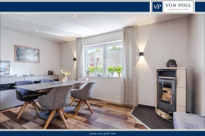 Wehrheim: Stilvoll modernisiertes EFH mit Innen-/Außenkamin, Designerküche, Garten & Stellplätzen