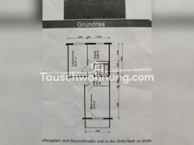 Tauschwohnung: Tauchen helle 2 Raum wohnung 469,55 €warm,gegen 3 o. 4 Raum