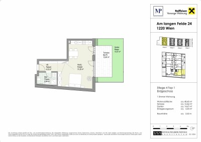 Vorsorgewohnung | Stadt. Land. Fluss. | 1 - Zimmer Anlagewohnung - Top 4/1