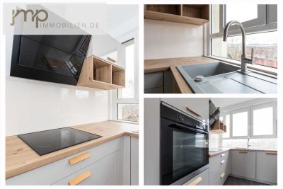 Sehr gut geschnittene ruhig gelegene modernisierte 3-Zimmer-Obergeschoss-Wohnung