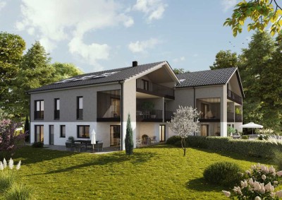 Erstbezug: Moderne 2-Zimmer-Wohnung mit Balkon im 1. OG in Tutzing - Alpenblick