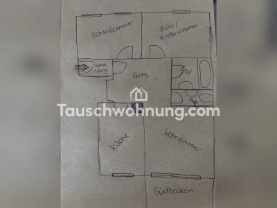 Tauschwohnung: Tauschen traumhafte 3-Zimmer Wohnung gegen Haus