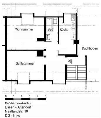 Demnächst frei! 2-Zimmer-Wohnung in Essen Altendorf