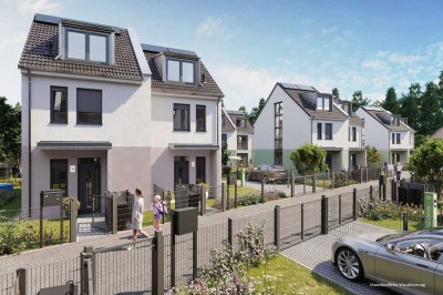 Modernes Familiendomizil ohne Käuferprovision! Effizienzhaus 55 EE im Grünen bei Berlin