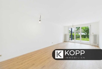 Modernisierte 3-Zimmer-Erdgeschosswohnung mit Terrasse, Garten & TG-Stellplatz