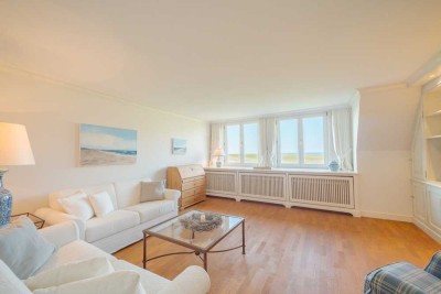 Sylter Traumdomizil mit Meerblick und Strandkorbkuhle in 1. Reihe zum Wasser