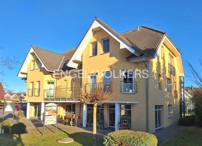 Charmantes Appartement mit Kamin und Balkon in Seebad Kölpinsee