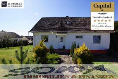 Schönes Einfamilienhaus auf großzügigem Grundstück mit Keller - Rennertshofen - Ein Objekt von Ih...