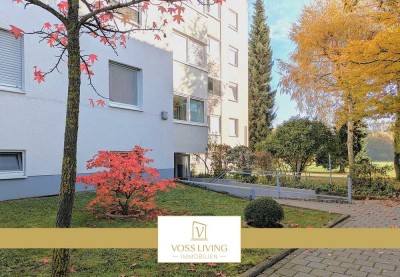 2-Zimmer-Wohnung in Feldrandlage mit Wintergarten & Garagenstellplatz