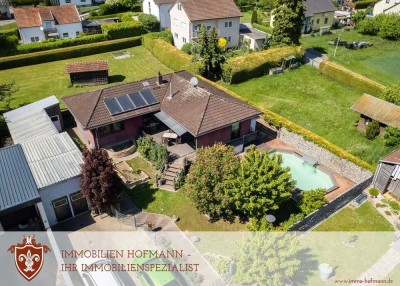 !! Bungalow mit Keller & schönem Garten inkl. Pool zum entspannen !!