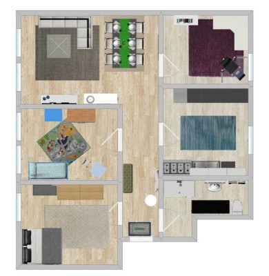 Freundliche und modernisierte 4-Raum-Wohnung in Schönebeck (Elbe)