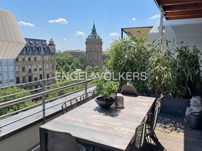 Einzigartiges Loft mit Blick auf den Mannheimer-Wasserturm!