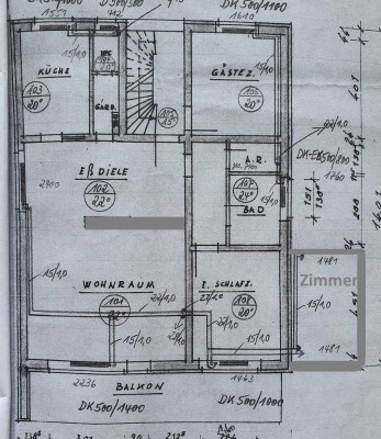 Großzügige, helle 4-Zimmer-Wohnung mit Balkon in Winterscheid