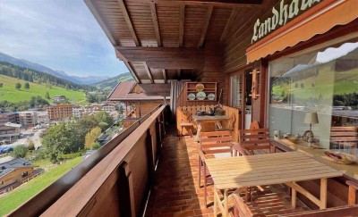 Seltener Zweitwohnsitz im Herzen von Saalbach! Attraktive Dachgeschoss-Ferienwohnung mit Direkteinstieg ins Skivergnügen