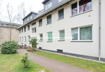 1-Zi-Wohnung im Hochparterre in zentraler Lage mit großem Balkon in Hamburg-Niendorf