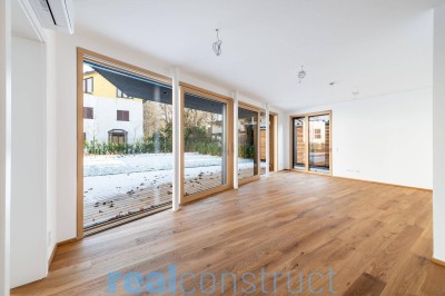 Exklusiver 4-Zimmer-Gartentraum in luxuriösem Neubau in HOLZBAUWEISE