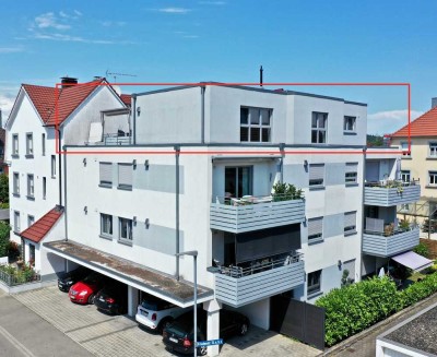 Lichtdurchflutete Penthouse-Wohnung mit großer Terrasse u.v.m.