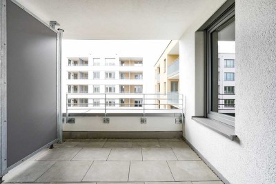 Wohnen im schönen Trio: 1,5-Zi-Wo. auf 54m² mit Loggia + tollen Ausblick! Ab 65+ (mind. 1er d. Miete