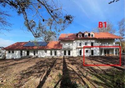 Neubau 4-Zi.-Parkwohnung, EG, mit Terrasse, Garten Südlage (B1) - ZUR KAPITALANLAGE!