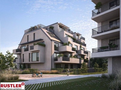 Wohnen beim Wasser - südseitge 3 Zimmewohnung mit schöner Freifläche!