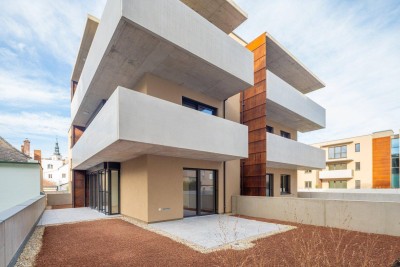 Kompakte Stadtwohnung mit Terrasse und herrlicher Freifläche