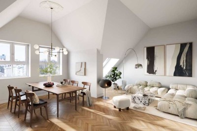 Elegante Neubauwohnung mit charmantem Altbauflair