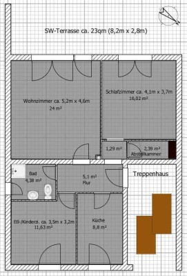 Geschmackvolle 3-Zimmer-Erdgeschosswohnung mit schöner Innenausstattung Kirchseeon - provisionsfrei