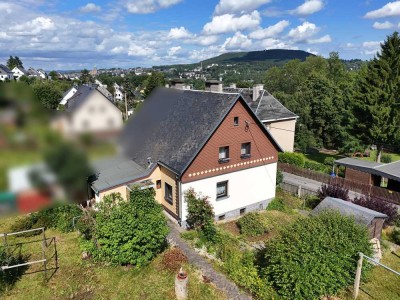 Gemütliche Doppelhaushälfte mit schönem, großen Garten in ruhigem Wohngebiet in Annaberg-Buchholz