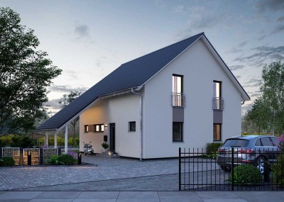 Hausbau - Energiesparhaus in Hamminkeln - zukunftsfähig durch Einsatz alternativer Energieformen