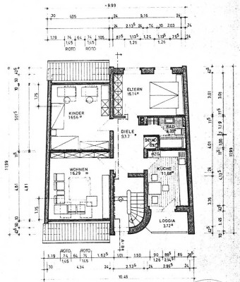 Helle 3 Zimmer Dachgeschoßwohnung