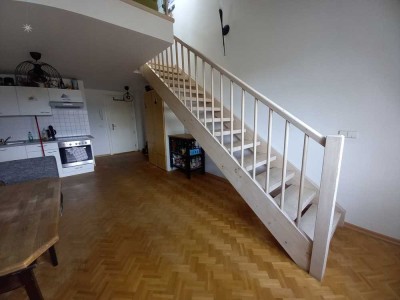 Maisonette-Wohnung mit EBK und Parkett in der Dresdner Neustadt, Dachgeschoss