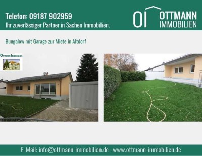 Freistehendes Bungalow zur Miete - direkt in Altdorf