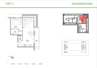 Gemütliche 2-Zimmer Loftwohnung im Herzen von Innsbruck in den 'sillhöfen' (Top11)