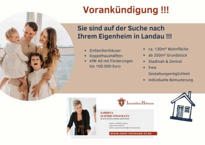 ACHTUNG !!! Pre-Sale gestartet: Individuell planbare KfW 40-Häuser in bester Lage !!!