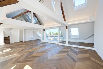 Altbaucharme neu interpretiert – Exklusive Maisonette mit zwei Terrassen