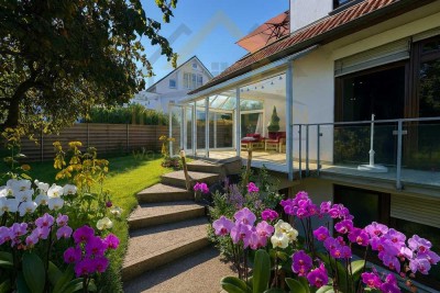 Exklusives Traumhaus im Grünen vor den Toren Frankfurts – Wohnen mit Ruhe, Arbeiten mit repräsentati